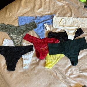 New with tags Aerie high-rise thong underwear bundle